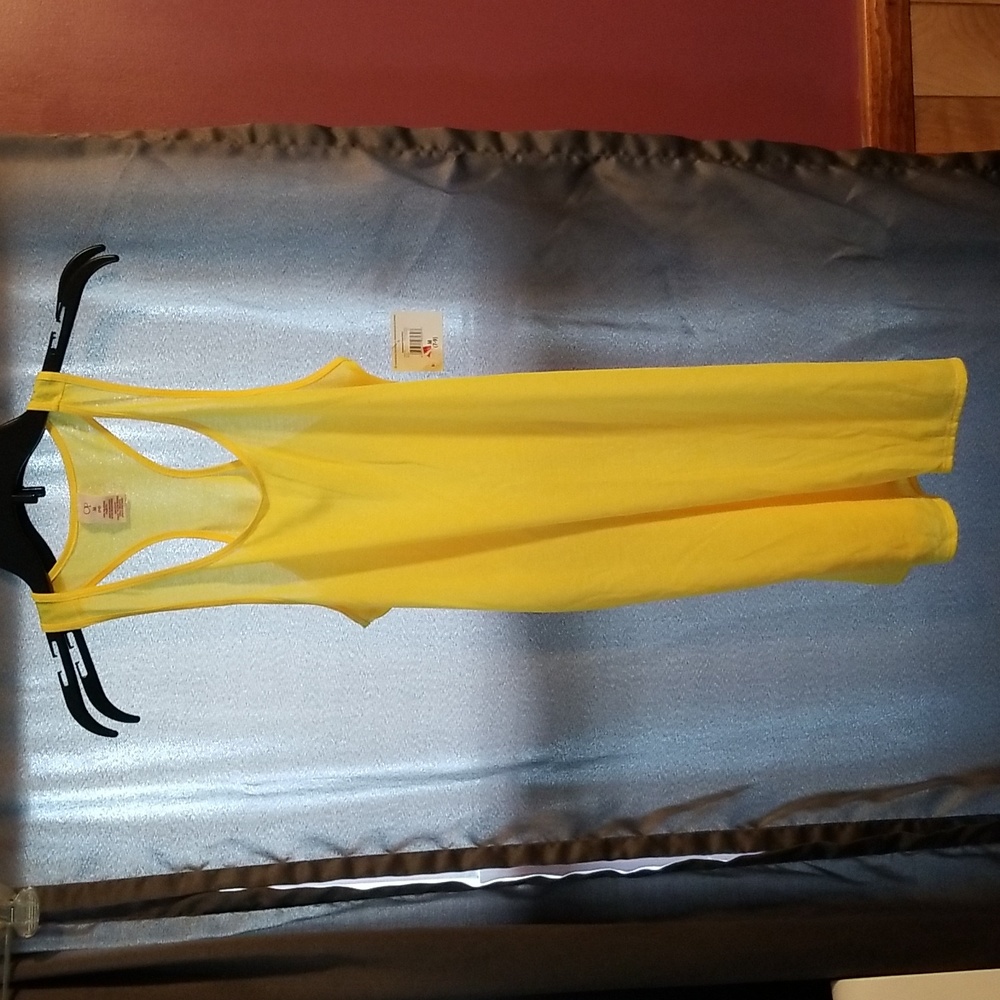 Womens OP long racerback tank size medium